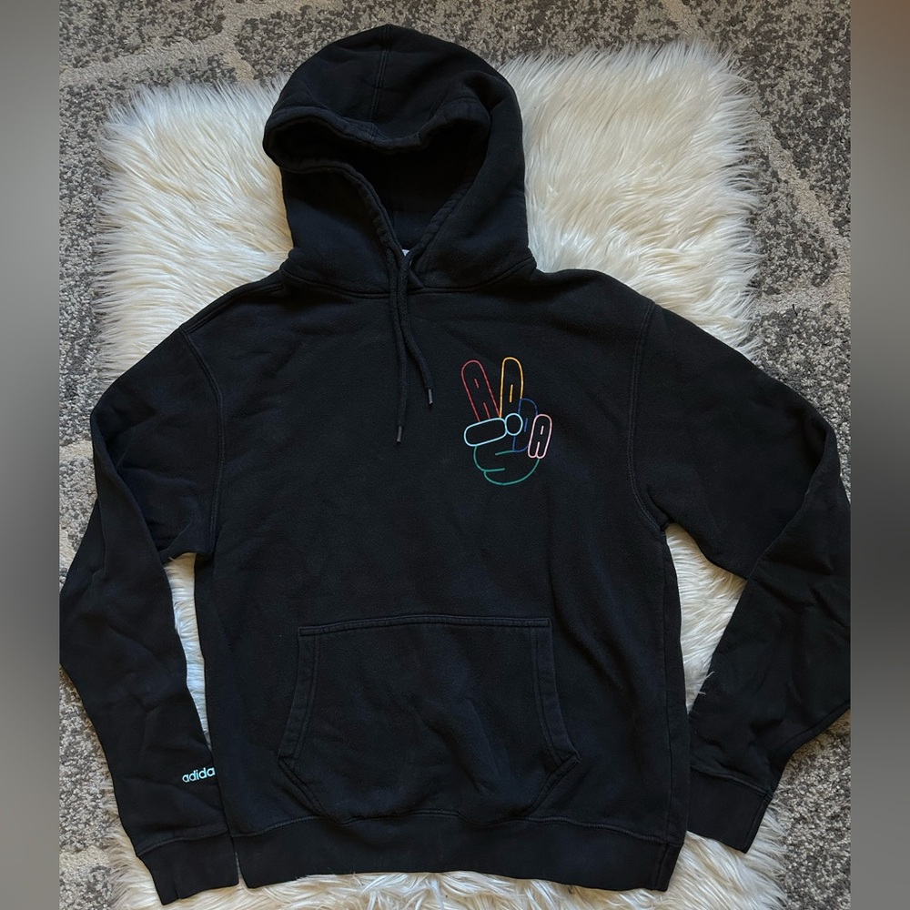 adidas pullover hooded sweatshirt